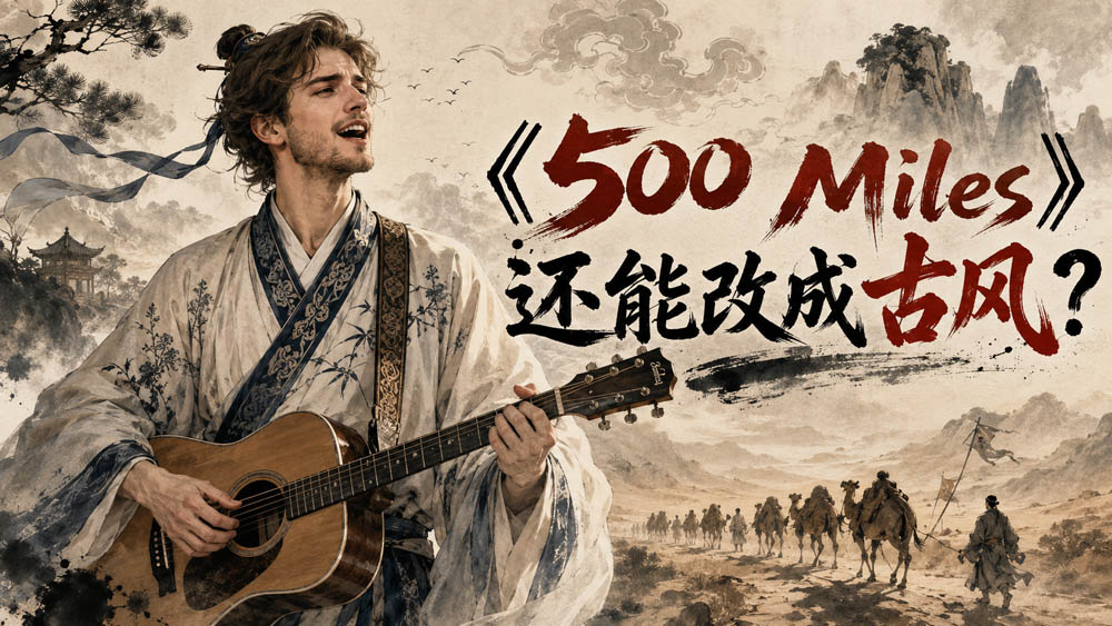 《离乡三千里》把（500 miles）一首异乡民谣，重新写成中国人的乡愁